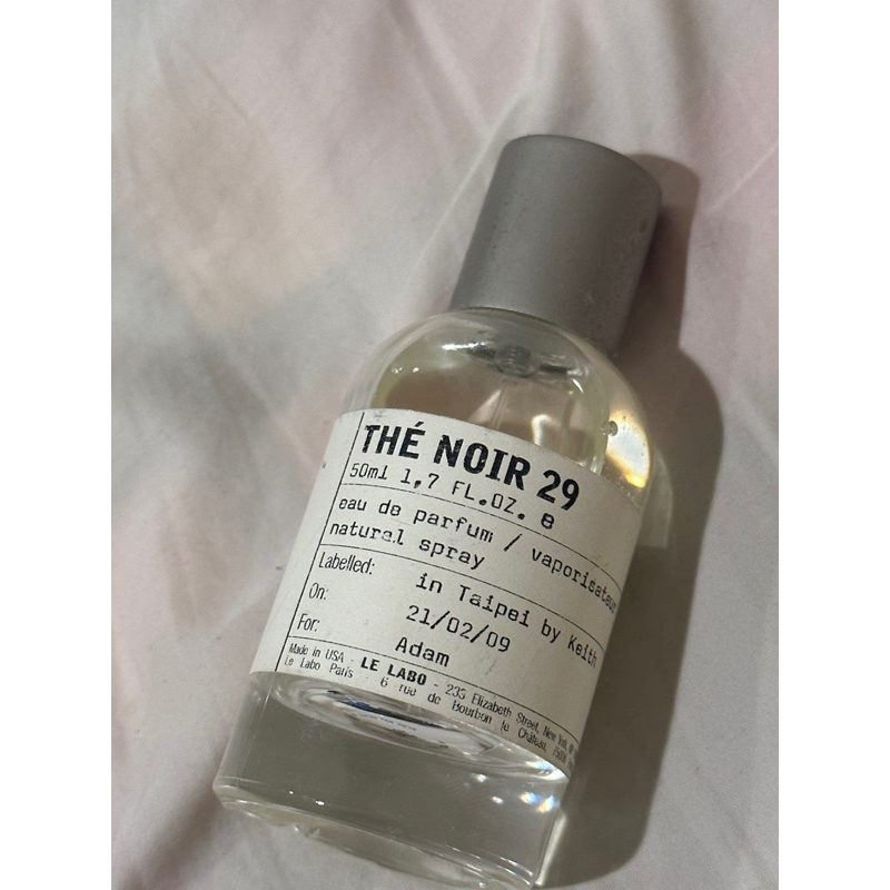 「二手」LE LABO 29 THÉ NOIR淡香精