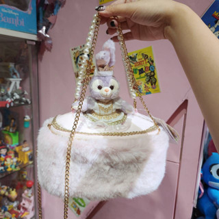 Bunibear. (折扣) 星戴露玩偶造型毛毛包 達菲家族星戴露金鍊造型方包 上海迪士尼商品 送禮 生日禮物