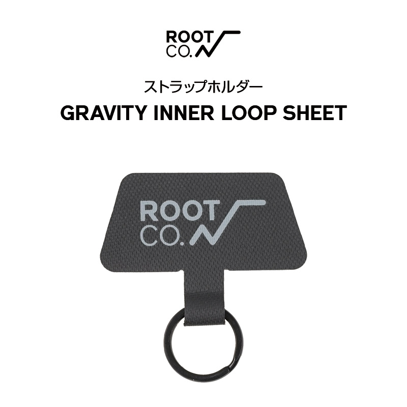 (加價購商品) 日本 ROOT CO. 手機掛繩夾片 GRAVITY INNER LOOP SHEET 喵之隅