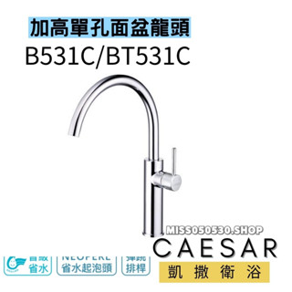 Caesar 凱撒衛浴 加長單孔龍頭 B531C 加高臉盆龍頭 臉盆龍頭 單孔龍頭 面盆龍頭 水龍頭