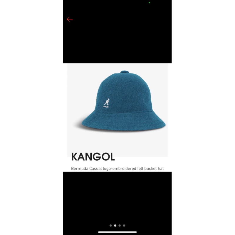 KANGOL BERMUDA 毛巾布 繽紛色系 鐘型帽 漁夫帽 圓頂漁夫帽 土耳其藍