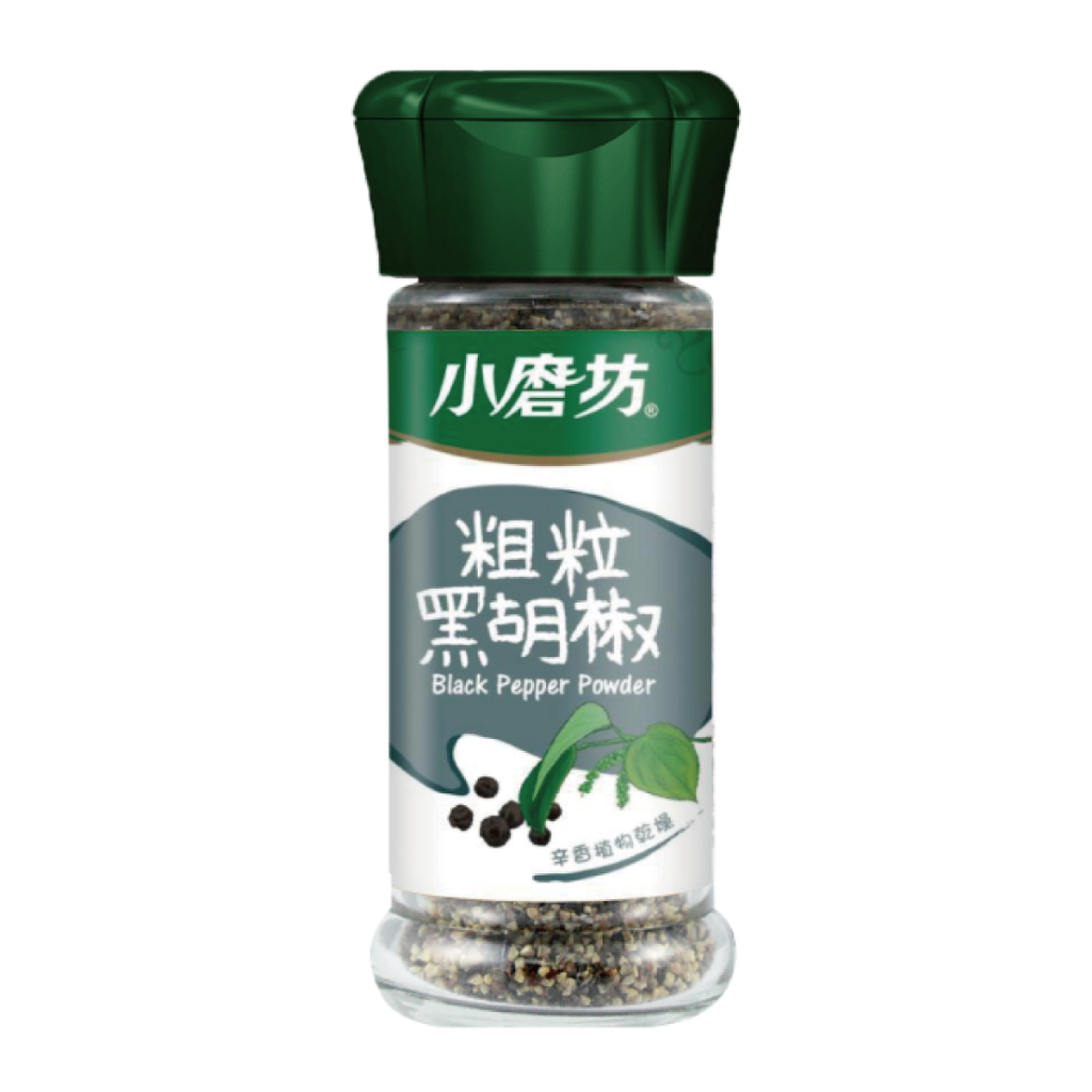 小磨坊粗粒黑胡椒25g