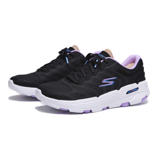 SKECHERS 慢跑鞋 GO RUN 7 黑紫 輕量 瑜珈鞋墊 女 129335BKLV