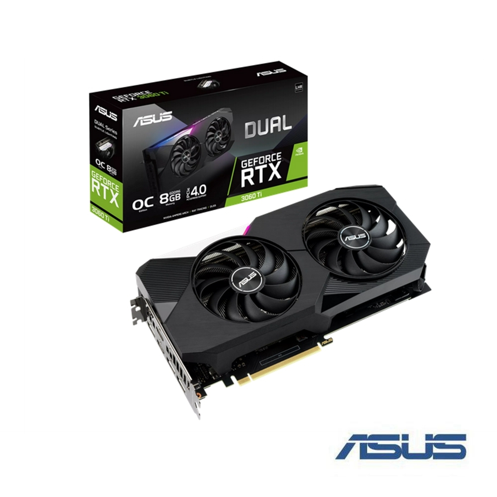 全新免運 ASUS 華碩 Dual GeForce RTX 3060 Ti V2 OC 超頻版 8GB 顯示卡