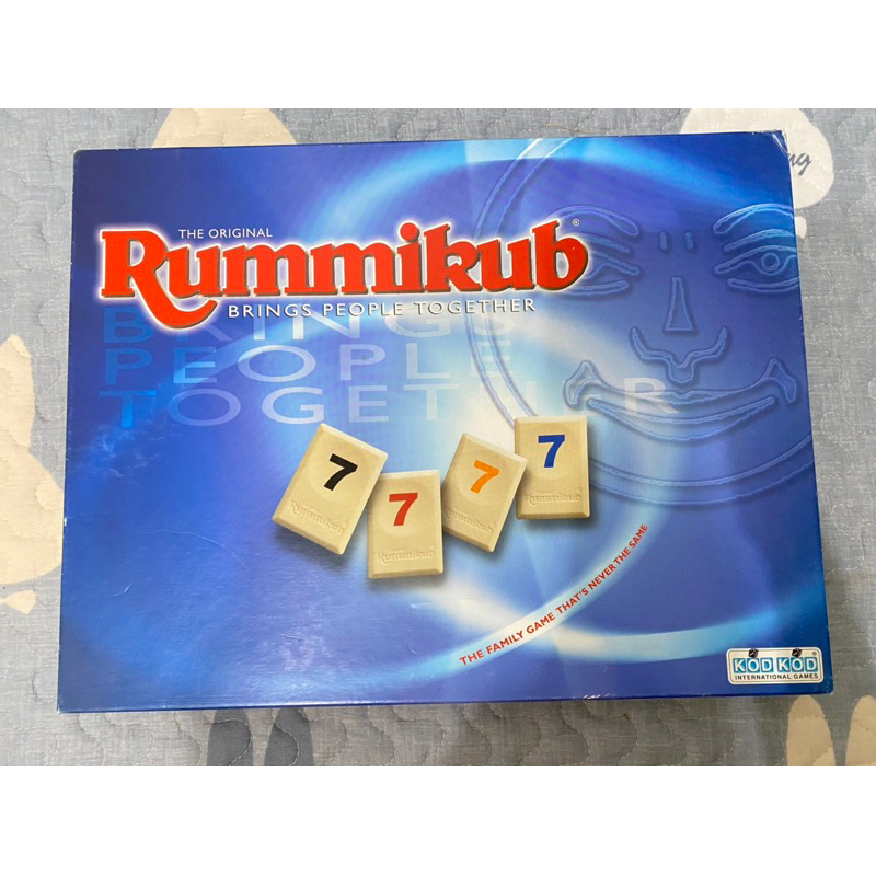 桌遊💜拉密Rummikub（正版/標準版，二手近全新）