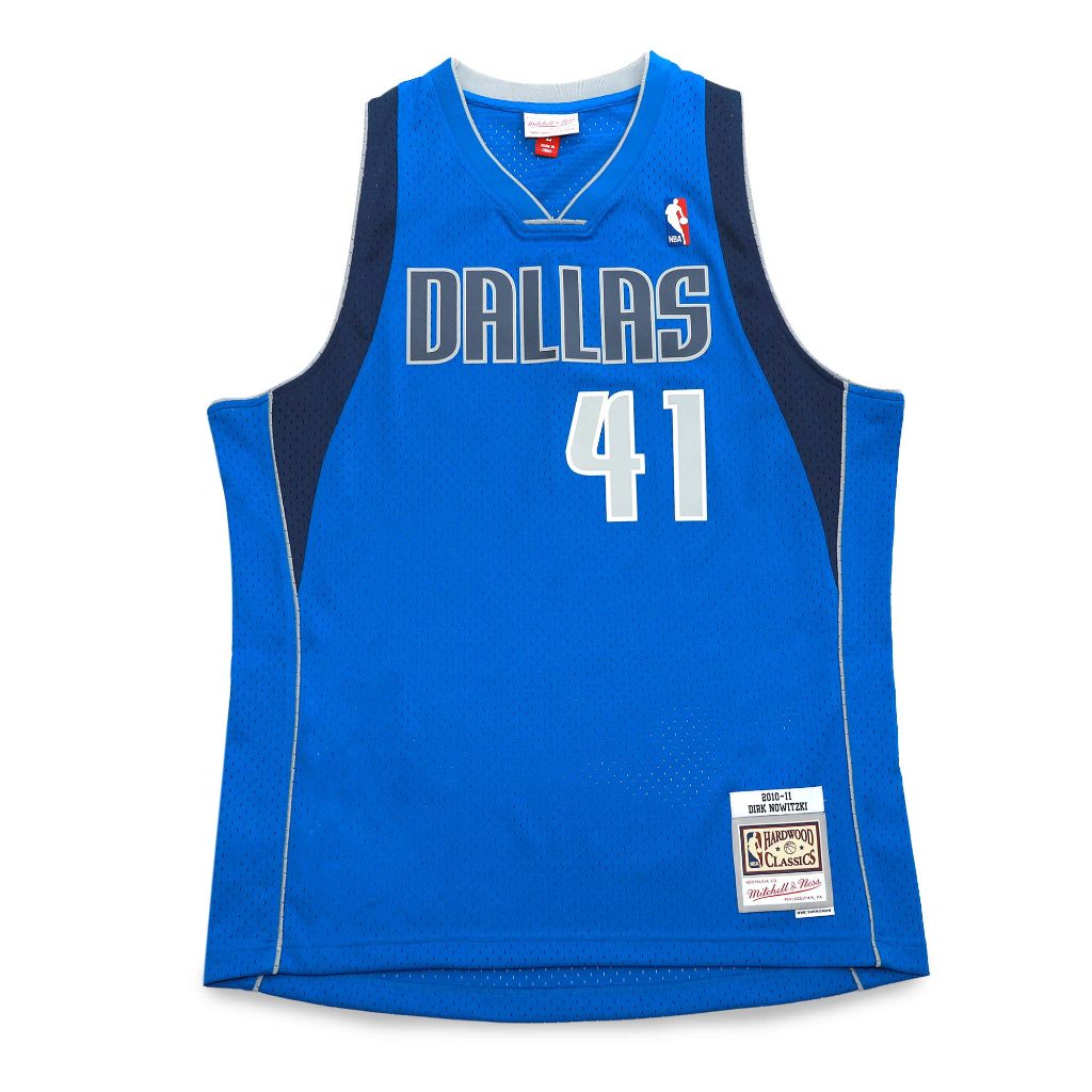 NBA 球迷版球衣 Dirk Nowitzki 2010-11 小牛 藍 ROAD