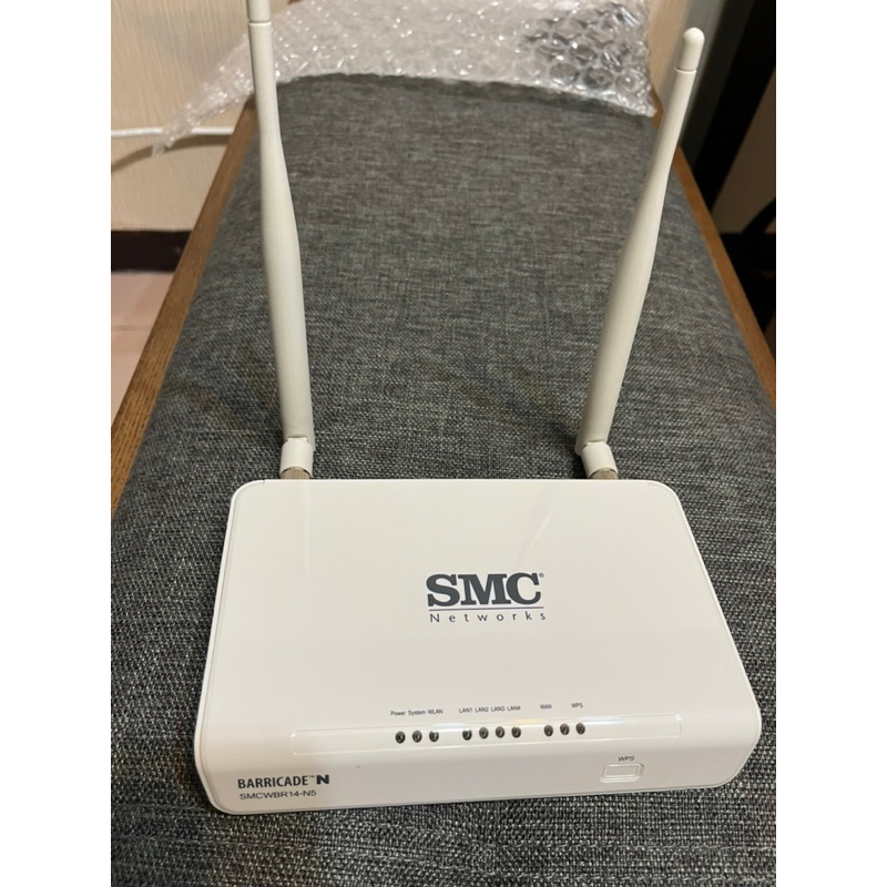 「二手無盒」SMC300Mbps 長距離無線寬頻分享器 (SMCWBR14-N5)
