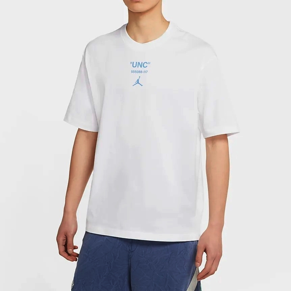 NIKE AS M JDN SNEAKER SS TEE 喬丹上衣 男 短袖上衣 白色-DM3545100