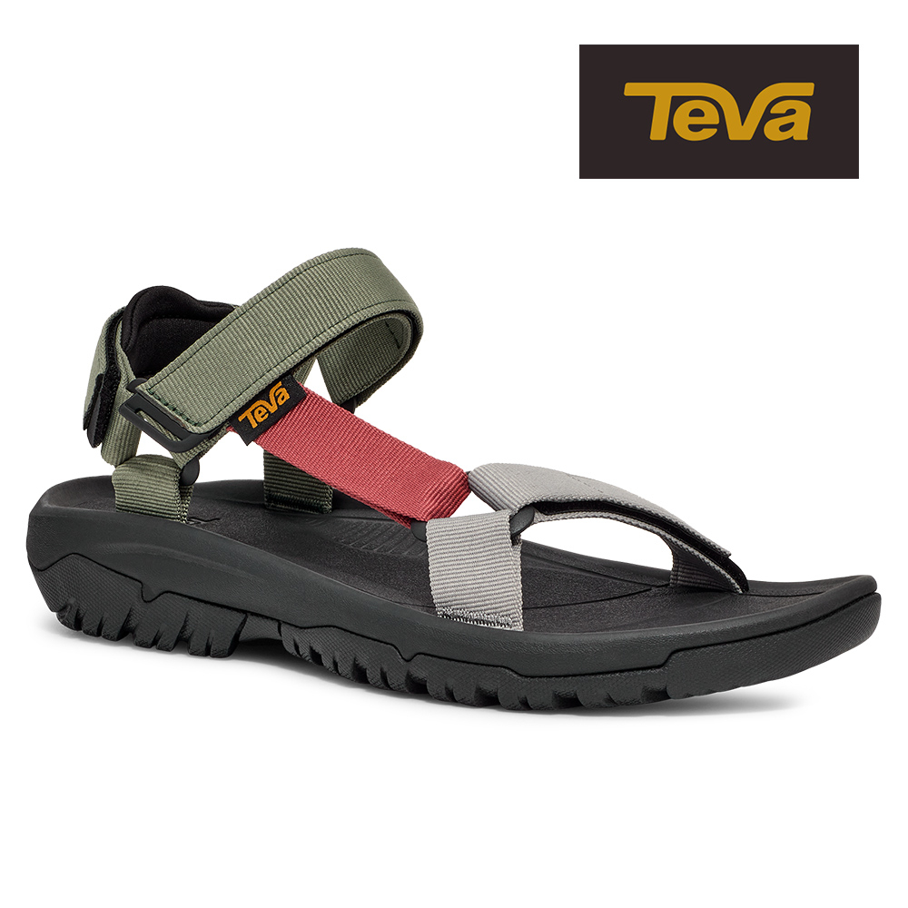 【TEVA】男 Hurricane XLT2 機能運動涼鞋雨鞋水鞋-黃綠多彩磚紅(原廠現貨)