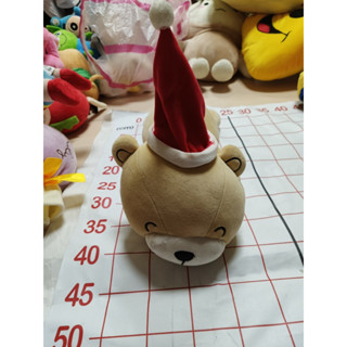 【二手衣櫃】聖誕節娃娃 聖誕熊娃娃 懶懶熊 趴趴熊 娃娃玩偶 絨毛玩具 抱枕靠枕 枕頭靠墊 可愛療癒 1120929