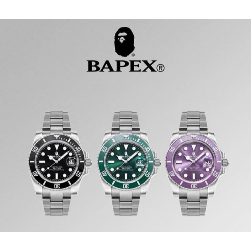 BAPE bapex type1 粉紫 水鬼