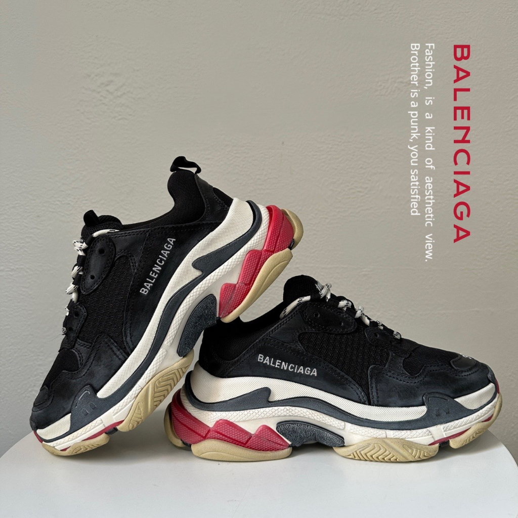 美品】 Balenciaga - 39 S triple balenciaga 国内正規品 スニーカー