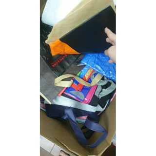 【小鯨魚商店】 各式全新 二手 摩斯漢堡 諾貝爾 太子油飯 每朝×白爛貓 廣告 不織布購物袋 環保袋 斷捨離出清