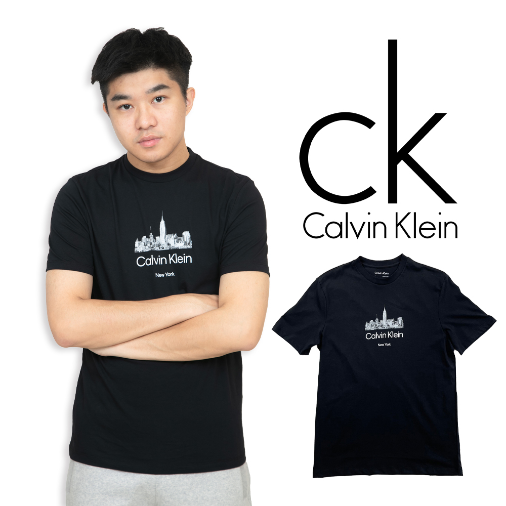 Calvin Klein 紐約城市款 短T 現貨  T恤 短袖 大尺碼 CK 純棉 #9601