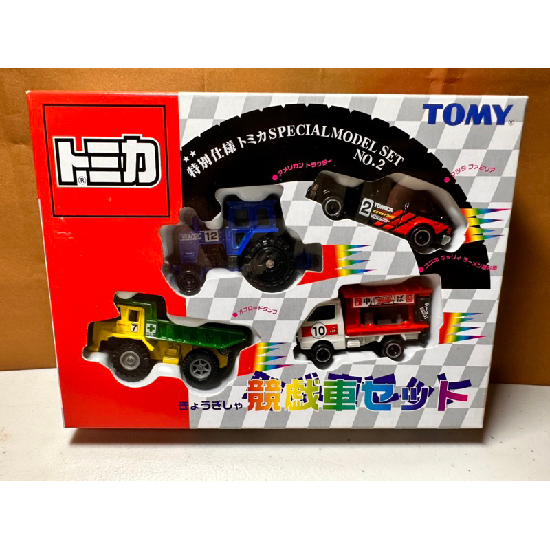 ［現貨］Tomica Tomy 舊藍標 競戲車 套組 盒組 Set 砂石車 拉麵車   1