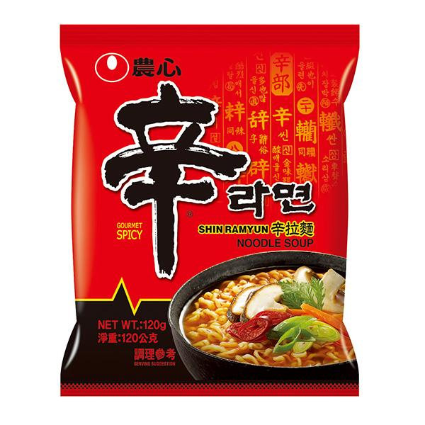 【金興發】農心辛拉麵120g 單包販售 韓國泡麵 麵Q帶勁