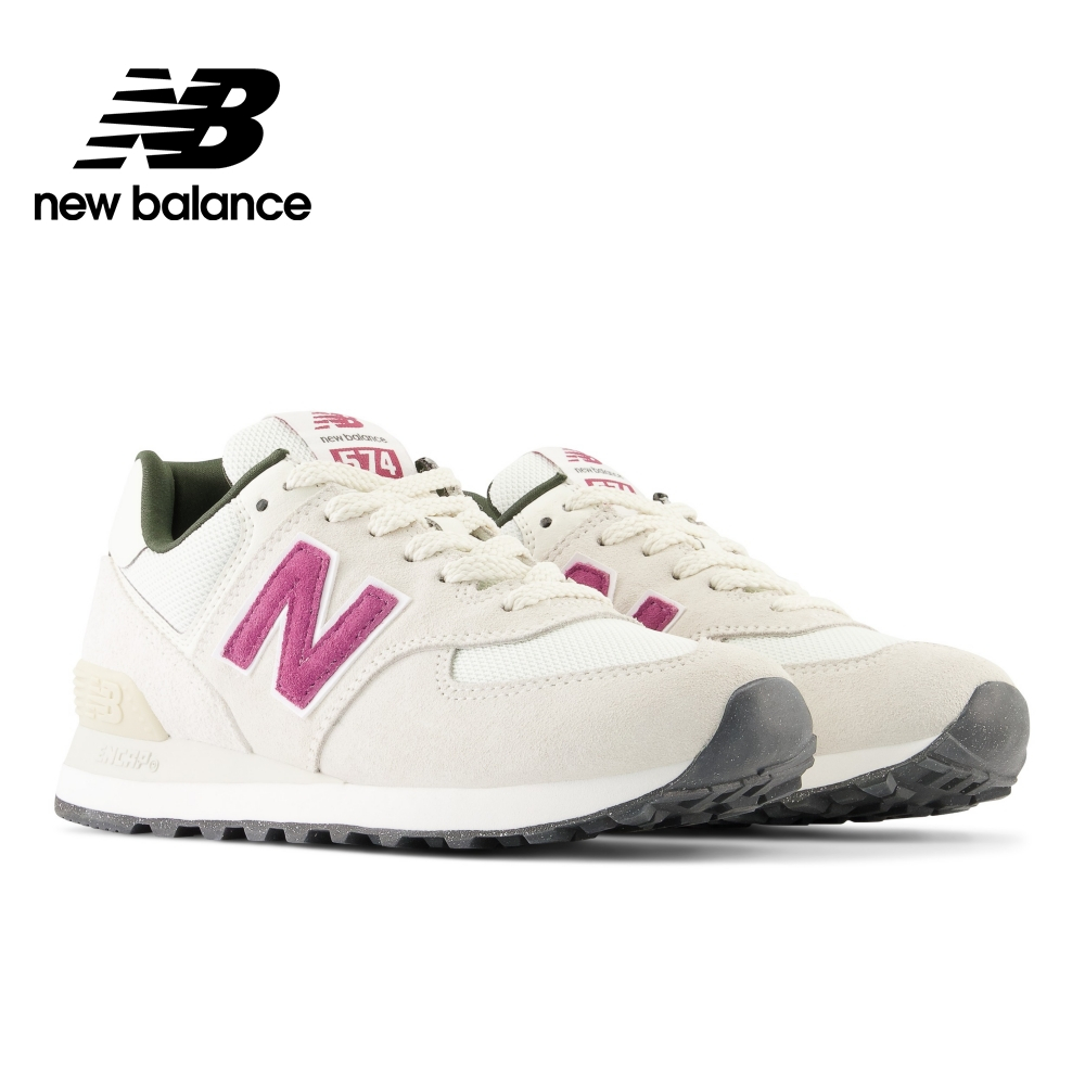 【New Balance】 NB 復古運動鞋_女性_杏紅色_WL574TW2-B楦 574 (蝦皮獨家款)