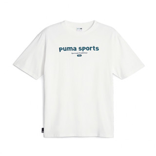 Puma P.Team 白綠 圓領 運動 代言款 休閒 上衣 短袖 男款 H6138【新竹皇家62131665】