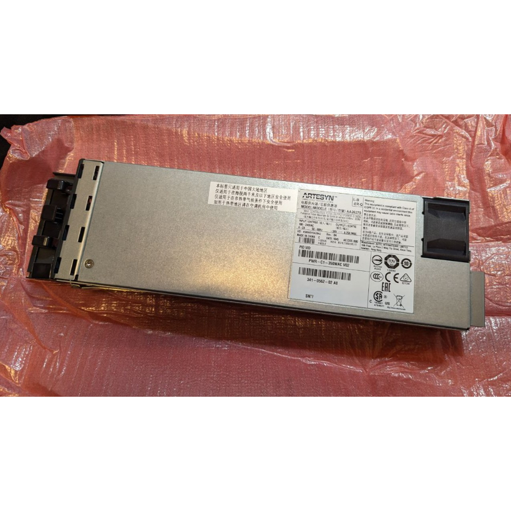 全新庫存 思科 CISCO PWR-C1-350WAC= 電源 適用 Catalyst 9300或3850 交換機