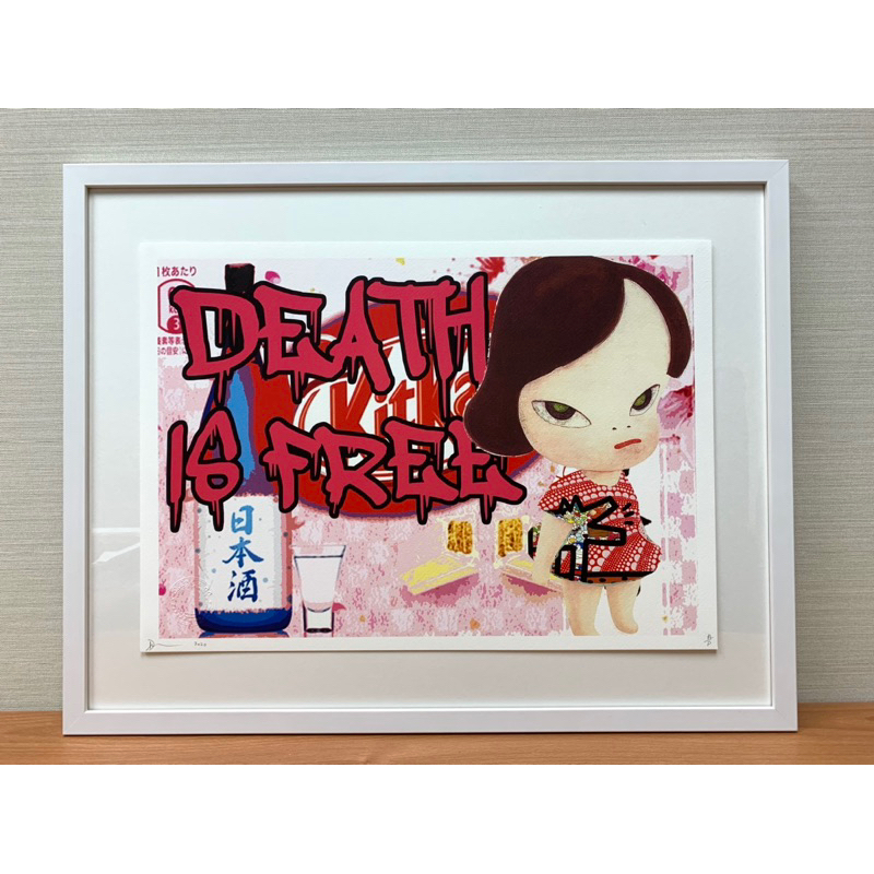Death NYC 限量版畫 翻玩 奈良美智 草間彌生 凱斯哈林 Keith Haring（不含框）