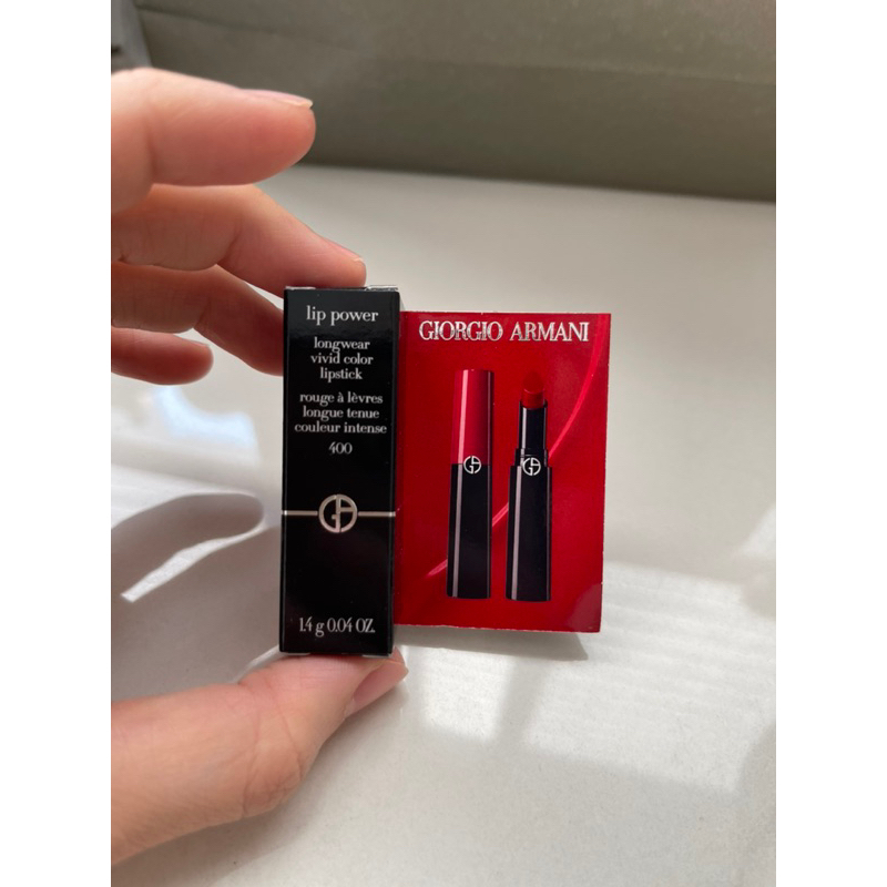 GA Giorgio Armani 奢華絲緞訂製唇膏 400 精巧版