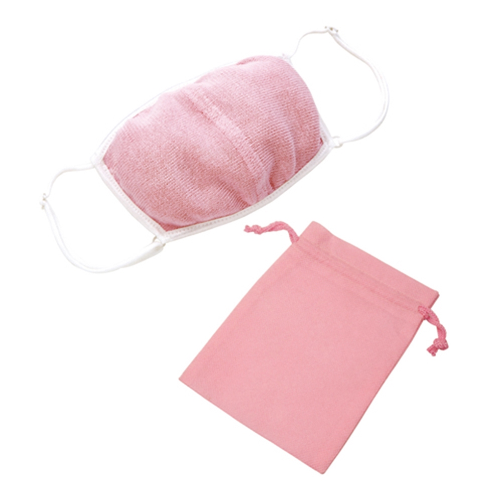 【日本Alphax】清爽保濕絲絹口罩 一入 純蠶絲 睡眠 保濕口罩 附收納袋