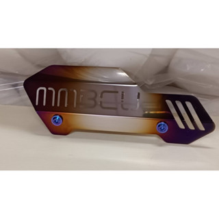 【KUO車業】三陽曼巴MMBCU機車排氣管白鐵彩鈦防燙蓋/特殊工法電鍍處理 可隨光影彩色變化 白鐵材質搭配正鈦鏍絲
