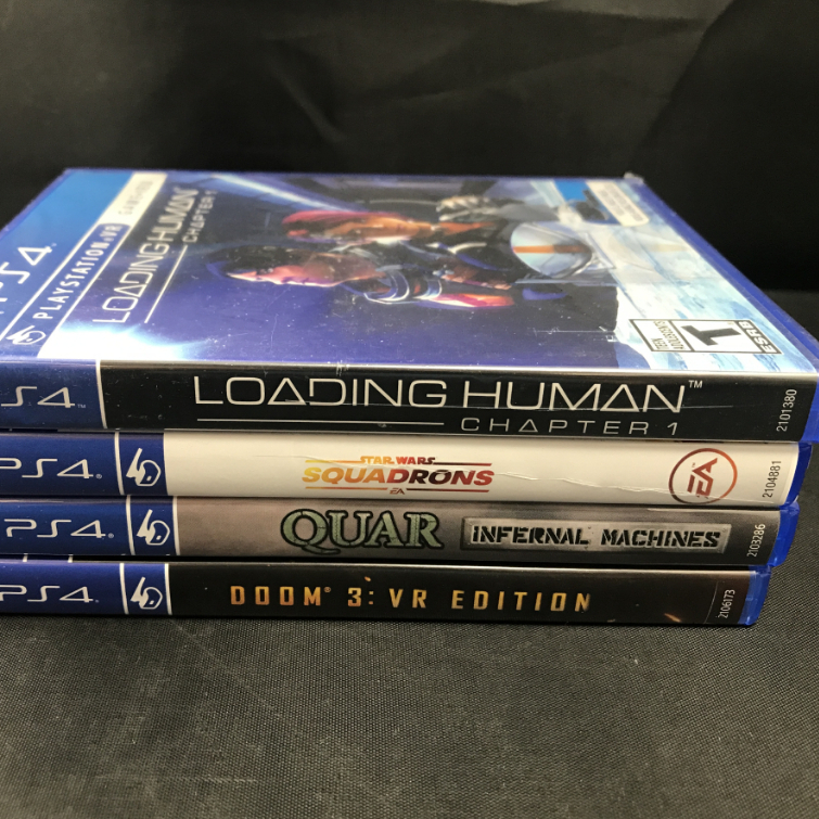 PS4 光碟， VR 載入人性， 《毀滅戰士3：VR 版》， 星際大戰：中隊爭雄