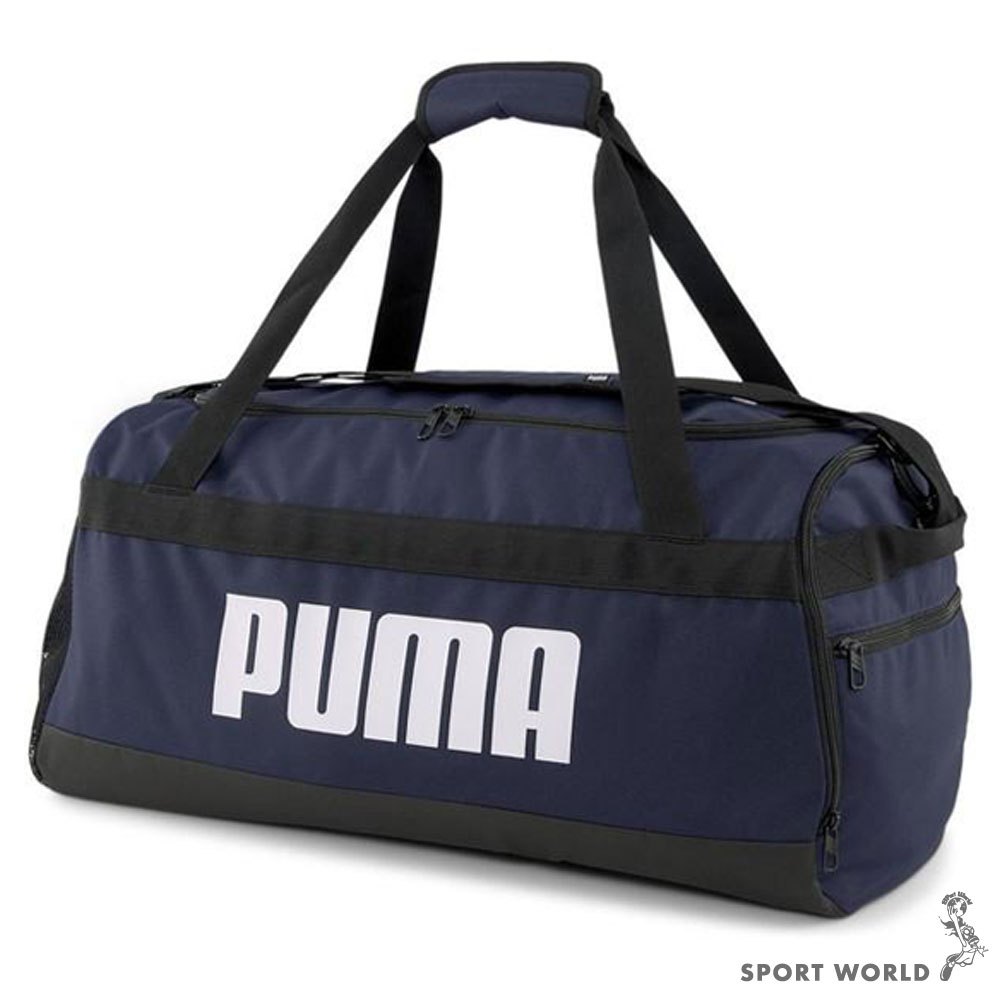 Puma 旅行袋 手提包 肩背包 藍【運動世界】07953102