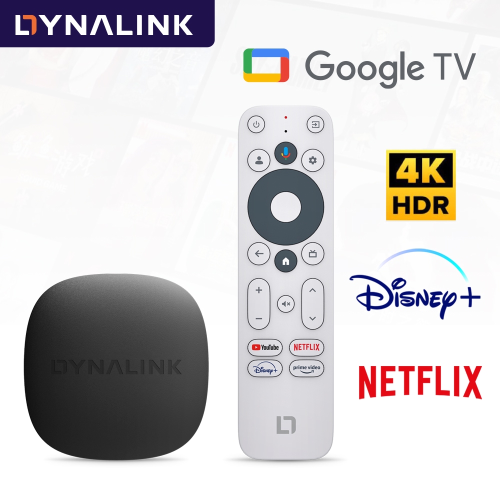 Dynalink Google TV 智慧4K電視盒 電視棒 / DL-GT36 (Netflix Disney+授權)