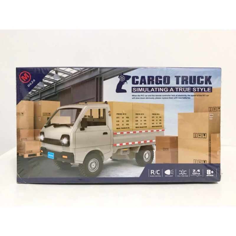 遙控貨卡 CARGO TRUCK 貨車 載卡多 得利卡 1：16 小貨車 2.4 GHz 仿真模型 慣性車 R/C
