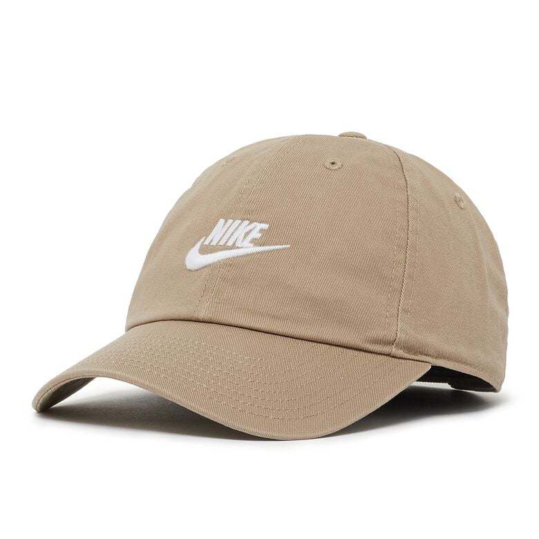 NIKE CLUB CAP 卡其咖啡色刺繡老帽 水洗色棒球帽 運動帽 遮陽帽子 FB5368-247