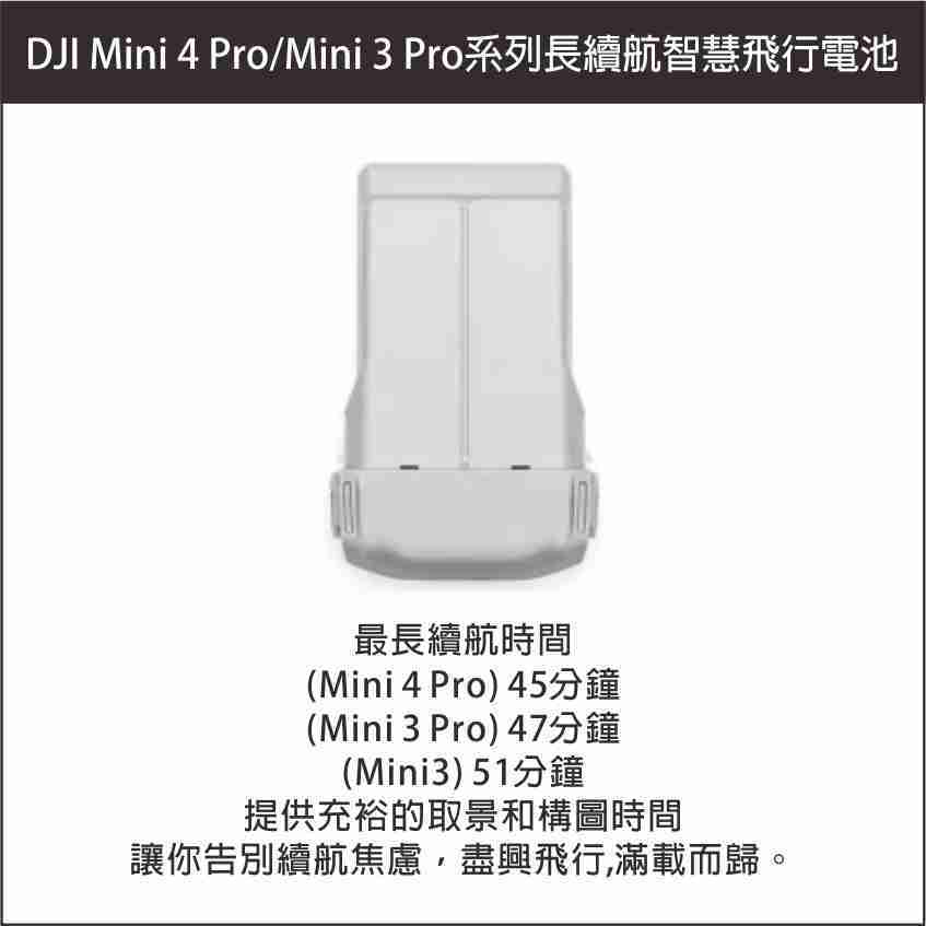 大疆DJI Mini 4 Pro/DJI Mini 3 Pro 長續航版智能飛行電池電池管家無人機配件 無人機電池 帶屏