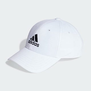 ADIDAS 休閒帽 BBALL CAP COT 中 白 IB3243 現貨