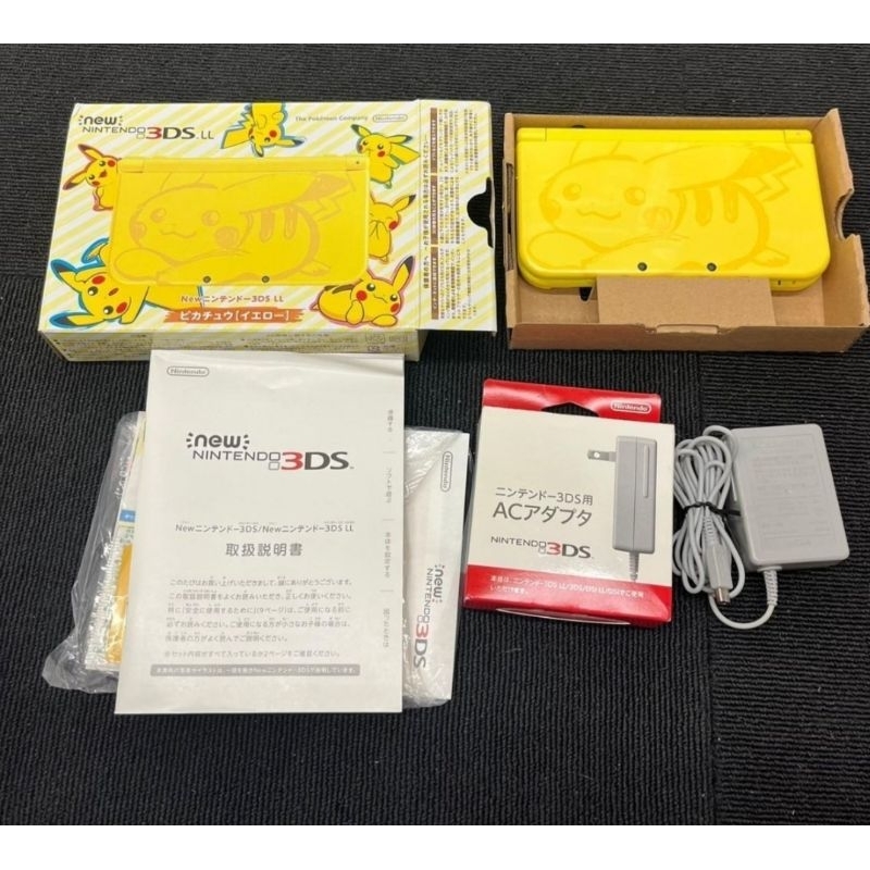 【預購】New 3DSLL 寶可夢 神奇寶貝限定 皮卡丘特仕機 特別版 新大三 已初始化