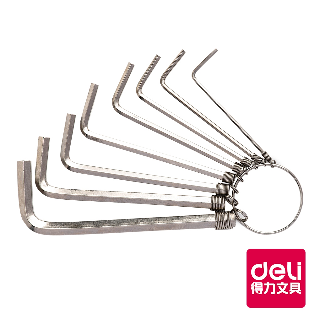 得力Deli工具-六角鍵組/EDL3080/1.5-6mm