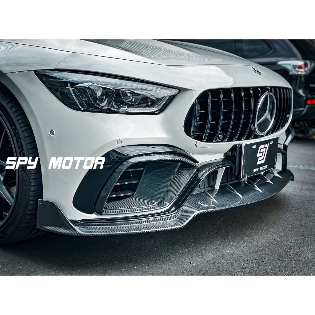 【SPY MOTOR】Benz X290 AMG GT43 53 升級 GT63樣式前保桿 碳纖維下巴 碳纖維風口