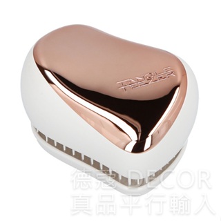 Tangle Teezer 順髮神器 Compact Styler 可攜式順髮梳-鏡面金 1入 (TE018)