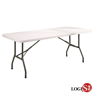 LOGIS 塑鋼萬用183X76摺疊CZ183長桌