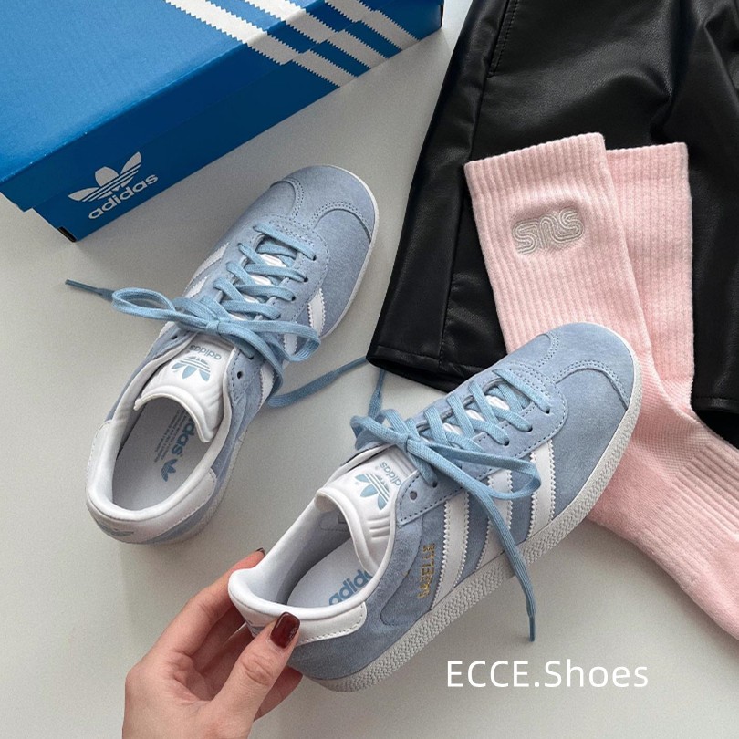 【ECCE】Adidas Originals Gazelle 85 淺藍 藍白 IG5003
