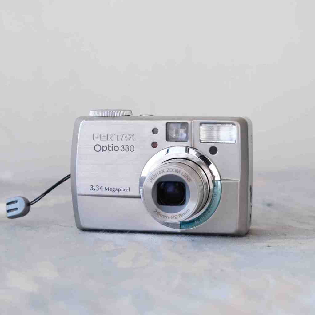 pentax optio 330 早期 金屬 CCD 數位相機 (低畫素)