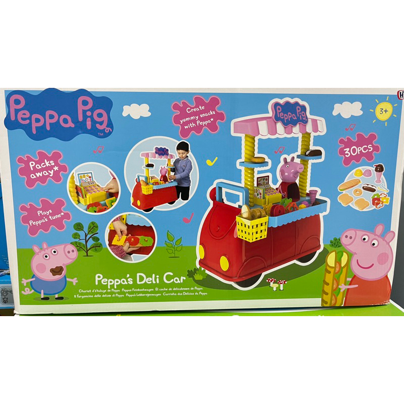 「全新正版現貨」粉紅豬小妹 餐車遊戲組 佩佩豬餐車 冰淇淋遊戲組
