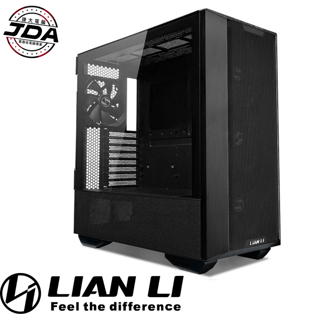 捷大電腦 聯力 LIAN LI LANCOOL III RGB X 黑 雙面玻璃透側 電腦機殼 電競機殼