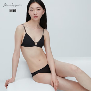 Uniqlo X Mame Kurogouchi 2023 春夏新款 無鋼圈美型胸罩(透膚) 內衣 法式內衣 尺寸S