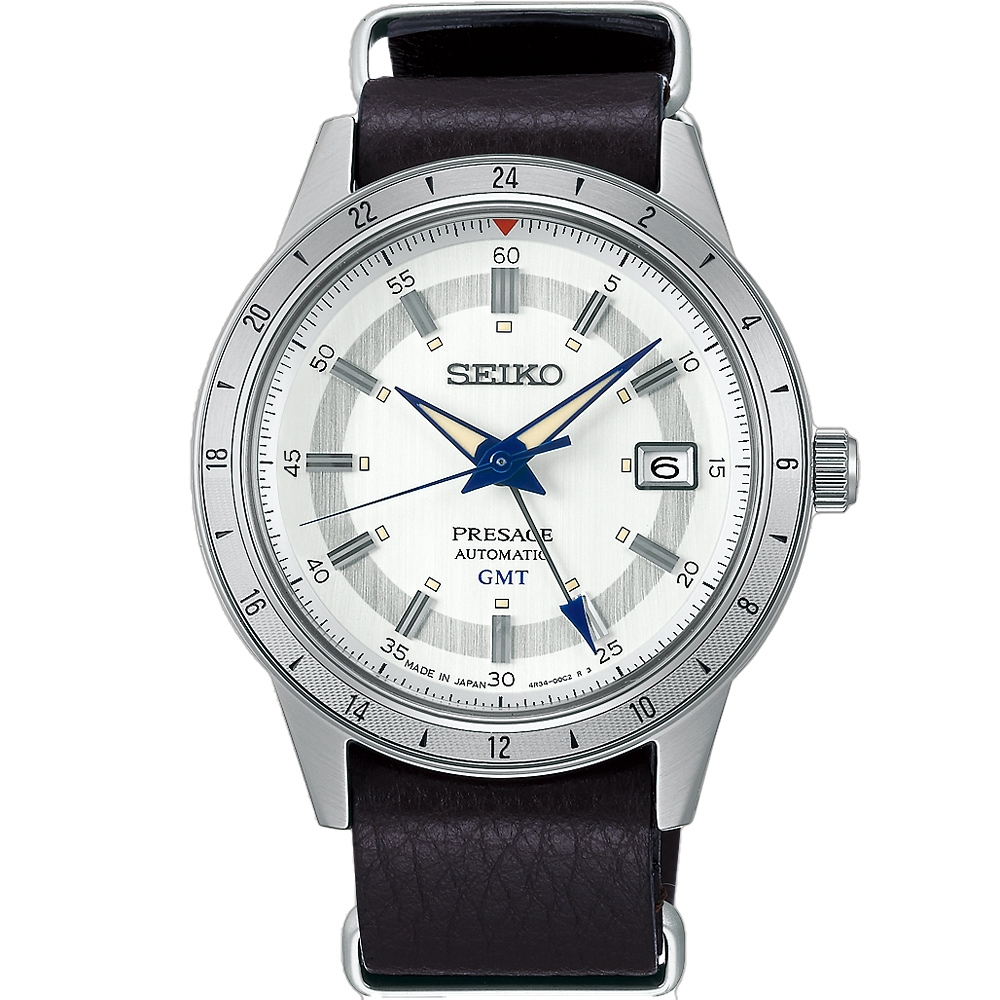SEIKO 精工 Presage 製錶110週年限量 GMT機械錶(SSK015J1/4R34-00E0J)