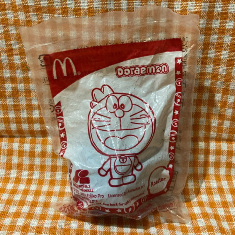 麥當勞玩具哆啦A夢十二生肖塑膠吊飾-雞