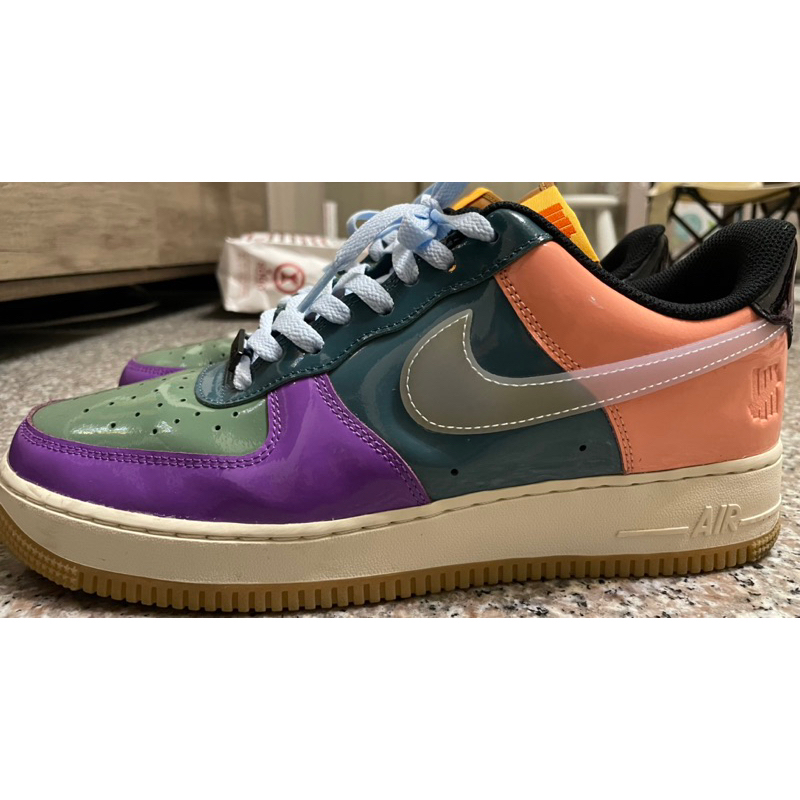 Undefeated x Nike Air Force 1  漆皮 彩色 Us10.5