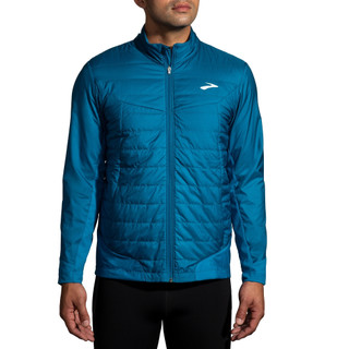 【BROOKS】男 Shield Hybrid 防風保暖外套 2.0 深海藍(211415474)