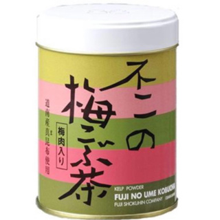 日本回日本製 不二の梅子昆布茶 /昆布茶