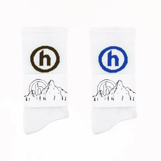 〖LIT-select〗Hidden NY h Logo Socks 長襪 襪子